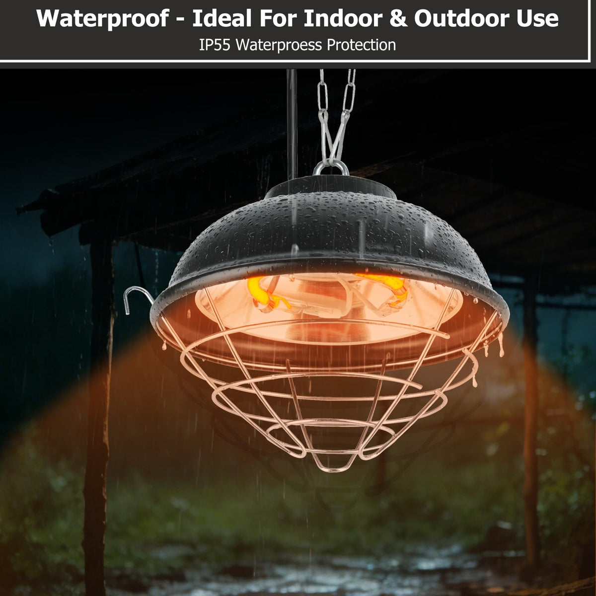 Poiyham lamp reaches target warmth in seconds for fast comfort