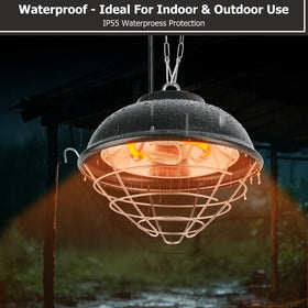 Poiyham lamp reaches target warmth in seconds for fast comfort