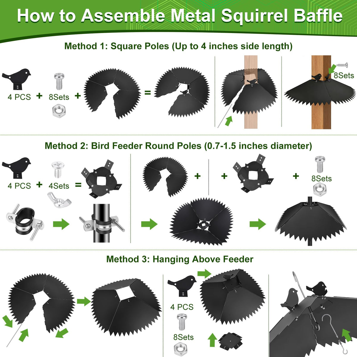 Poiyham bird feeder protection in outdoor spaces during busy seasons