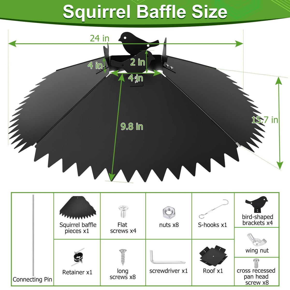 Poiyham adjustable-opening baffle demonstrates versatile opening for different posts