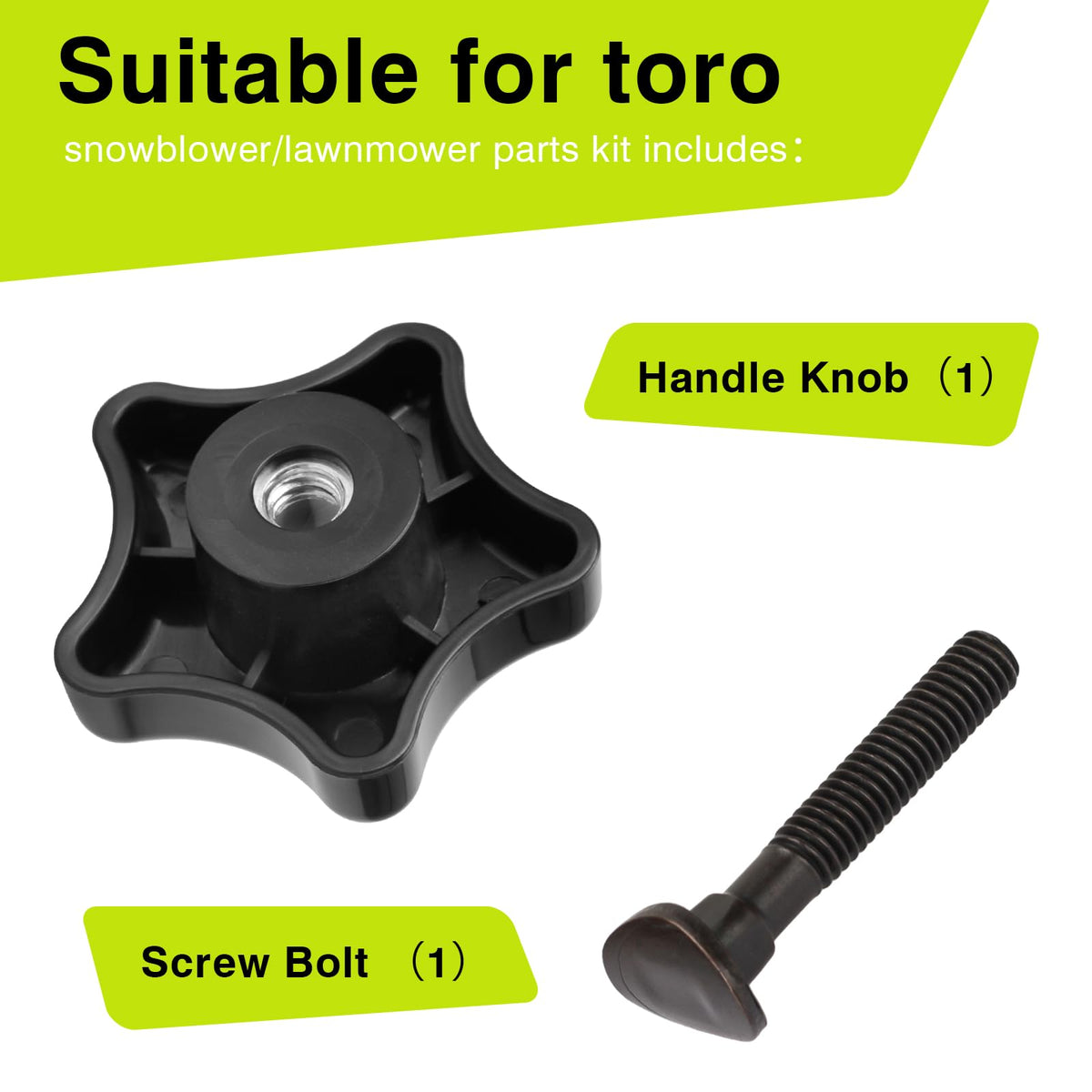 Nut and washer not included; verify model before purchase