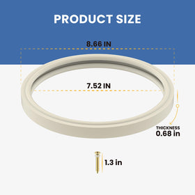 Pokin 8 3/8-inch gasket fits pool light lenses and housings.