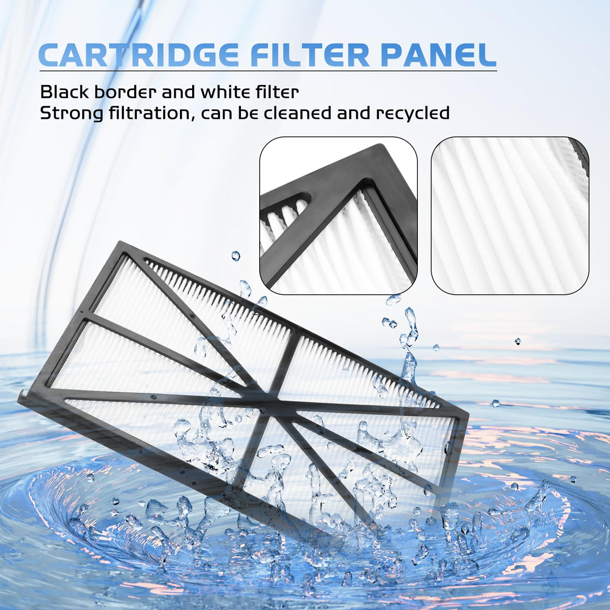 Pokin diamond-grid filter material detail supports stronger filtration and durability
