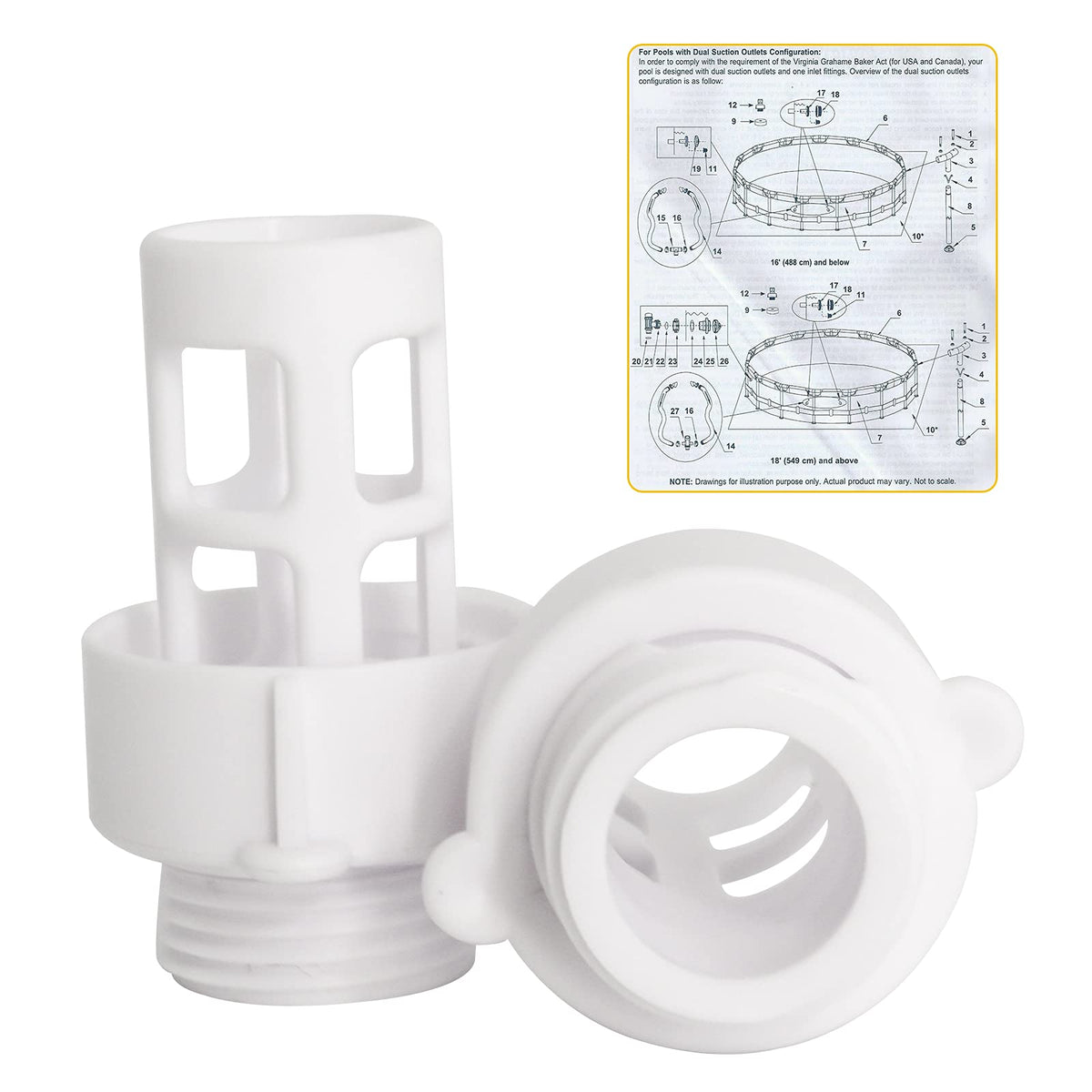 Pokin durable plastic construction resists wear over seasons