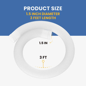 Pokin flexible leak-proof hose bending easily around tight spaces.