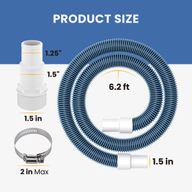 Pokin hose adapter assembly for quick, secure connections to cleaning heads