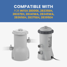 Pokin-intex compatible hose connection demonstrates easy installation and secure fit.