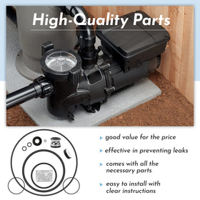 Pokin diffuser O-Ring supports smooth water flow and air exclusion.
