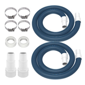 Pokin pool hose 6ft length with 1-1/2 inch diameter for efficient vacuuming