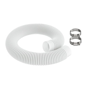 Pokin pool hose return-suction close-up showing leak-proof polyethylene construction.