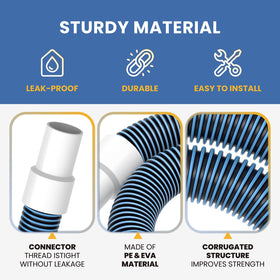Pokin sealing tape rolls help seal joints for leak-free hose assemblies.