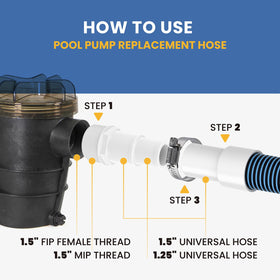 Pokin pool vacuum head connection with knob design for durability
