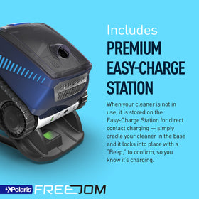 Polaris Freedom four cleaning modes for floor, walls, waterline, and cycles.