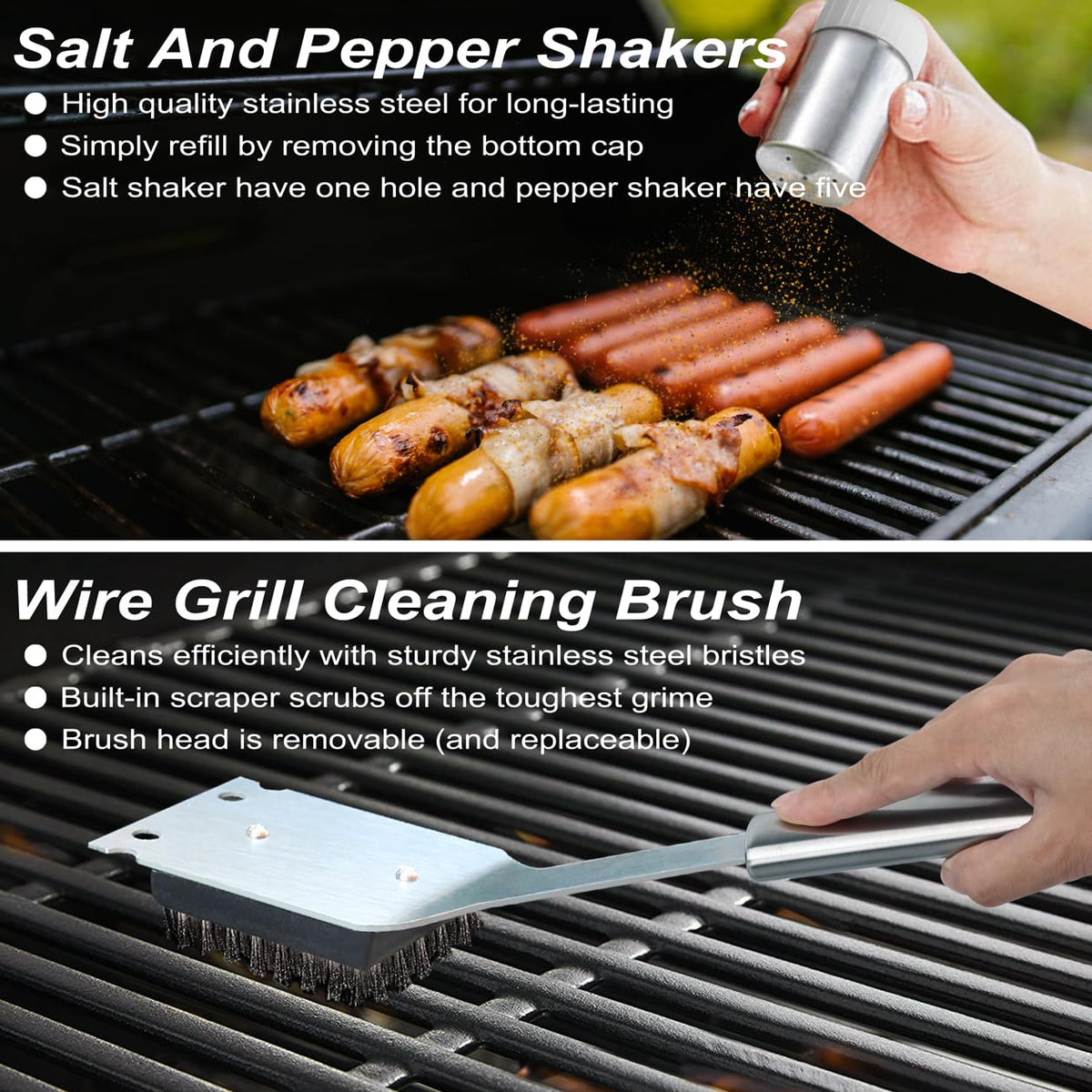 POLIGO eight corn holders for easy, mess-free corn on the cob