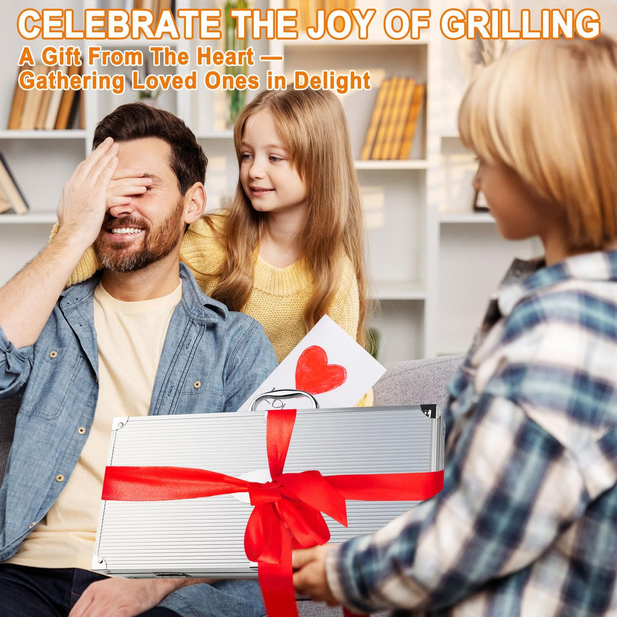 POLIGO stainless steel grill spatula for precise flipping and control