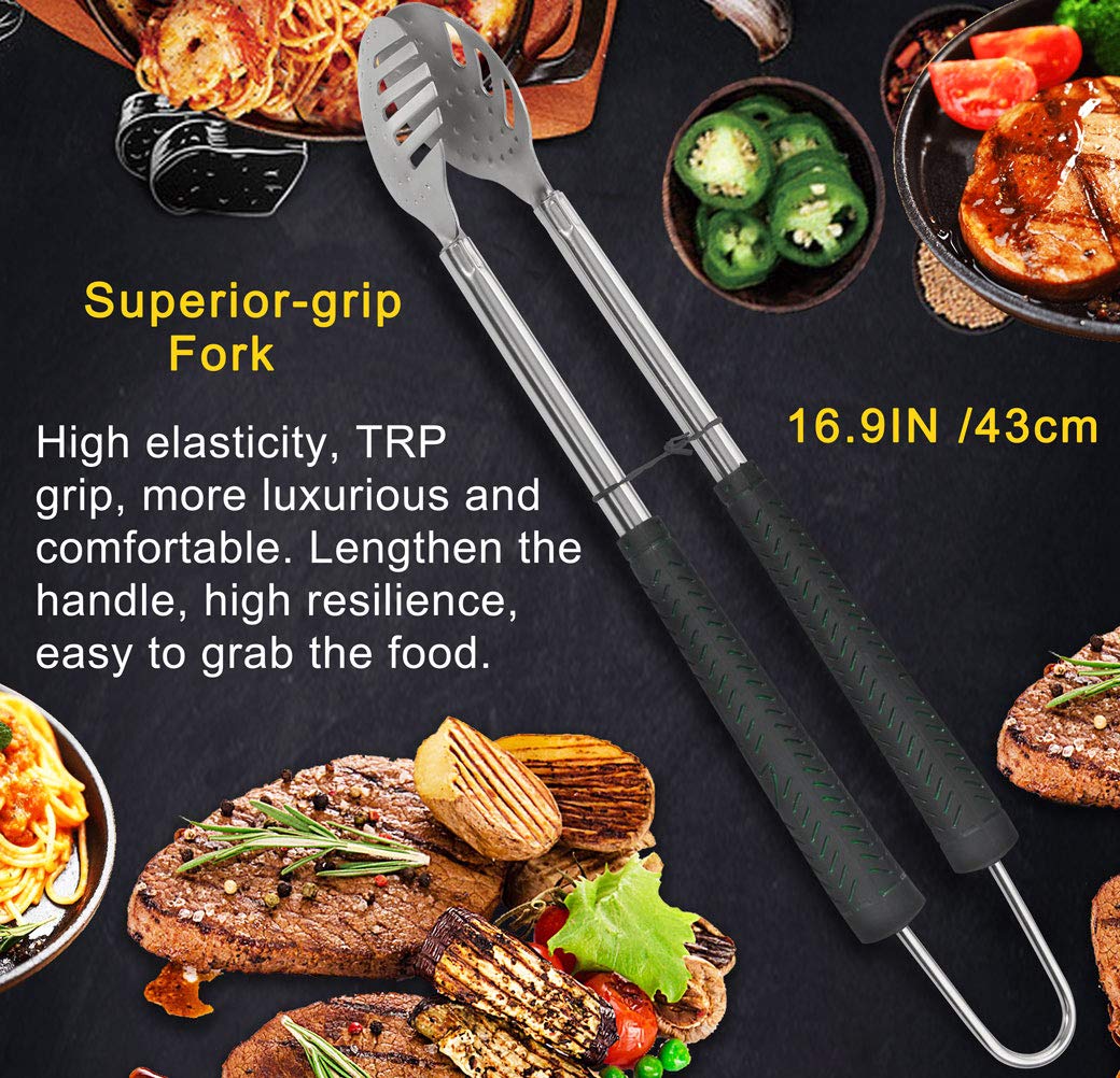 POLIGO silicone-basting-brush with heat-resistant handle for even glaze
