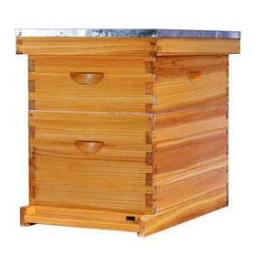 POLLIBEE 8-frame beehive assembly with dovetail joints for durability