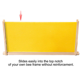 POLLIBEE 10-piece set of beehive foundation sheets for efficient hive setup.