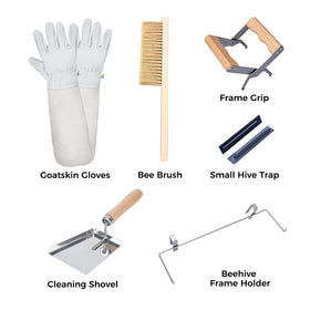 Pollibee stainless steel L-hook hive tool for frame prying