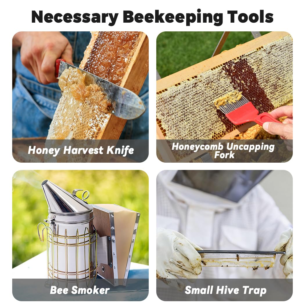 Pollibee uncapping Z-knife for efficient honey uncapping