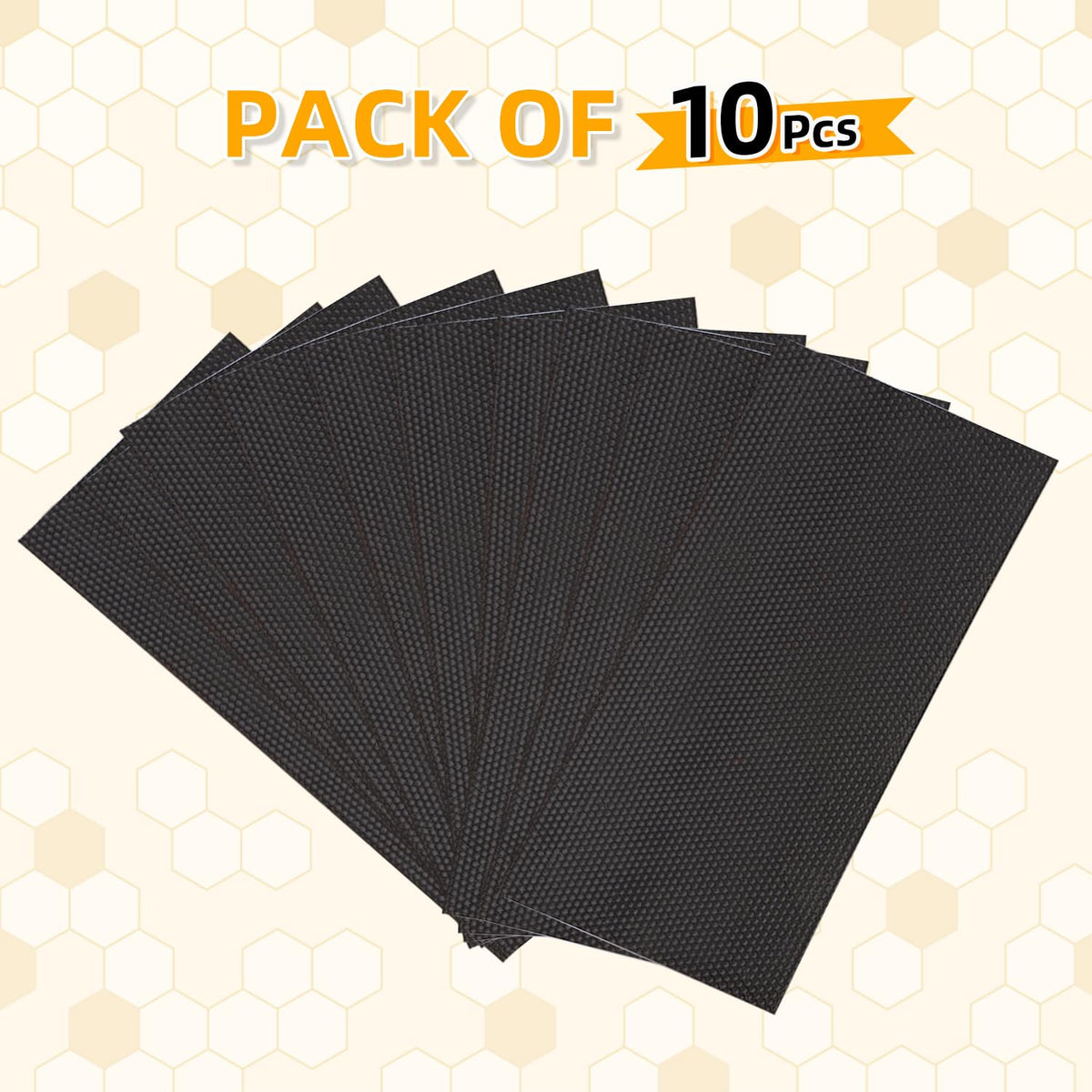 POLLIBEE Beehive Foundation fits standard deep frames for consistent comb depth