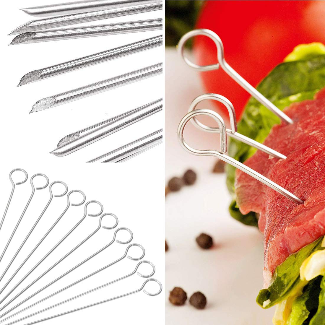 Polly Online dishwasher-safe skewers make cleanup quick after outdoor grilling.