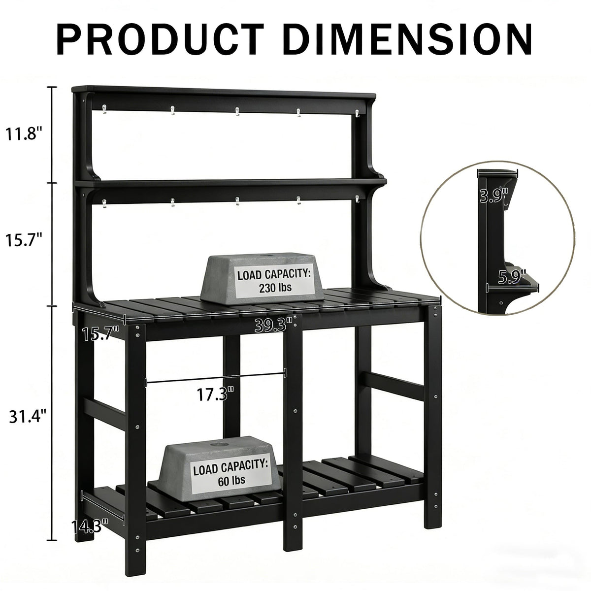 Polyhouz easy assembly and lightweight design allows quick setup