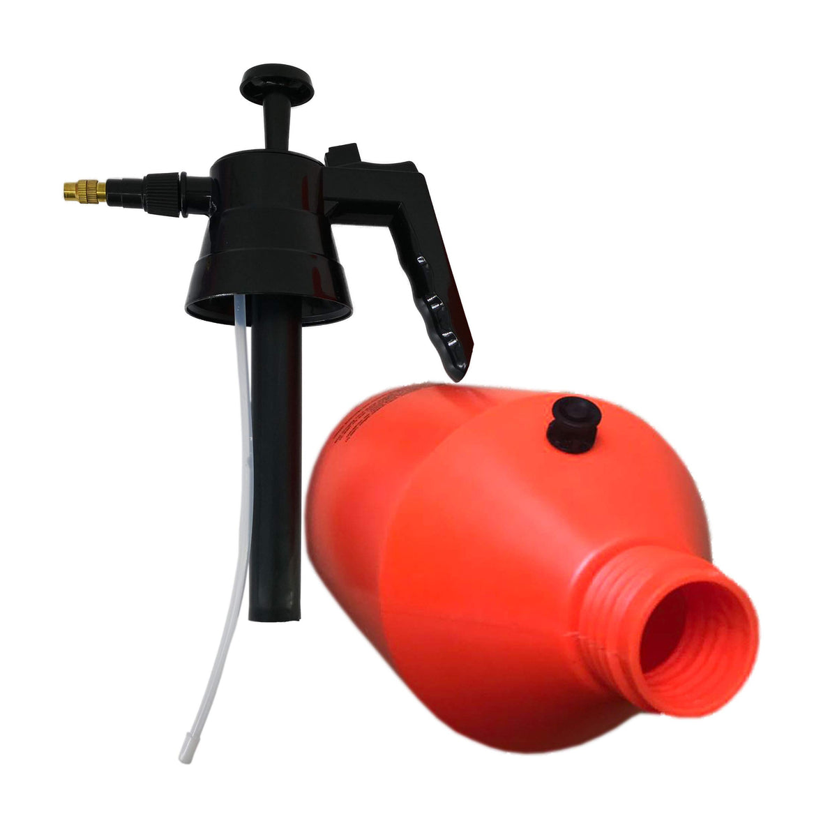 POLYTE Polyte sprayer features ergonomic locking handle to reduce hand fatigue during gardening.