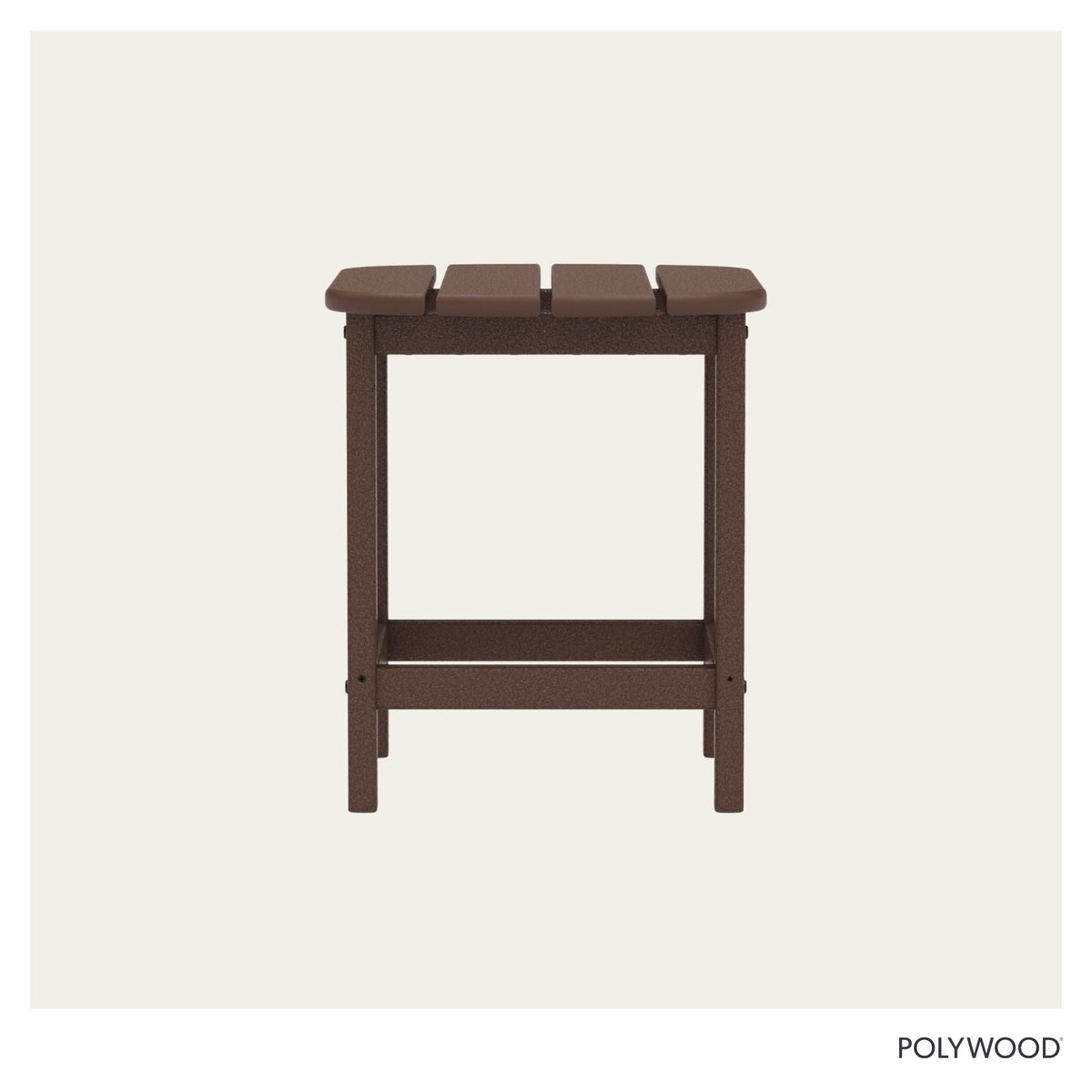POLYWOOD South Beach Side Table USA-made construction and warranty