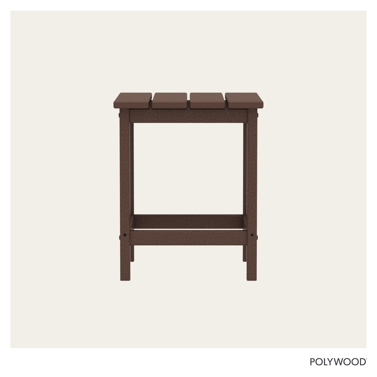Dimensions 15 by 15 by 18 inches for compact outdoor use.