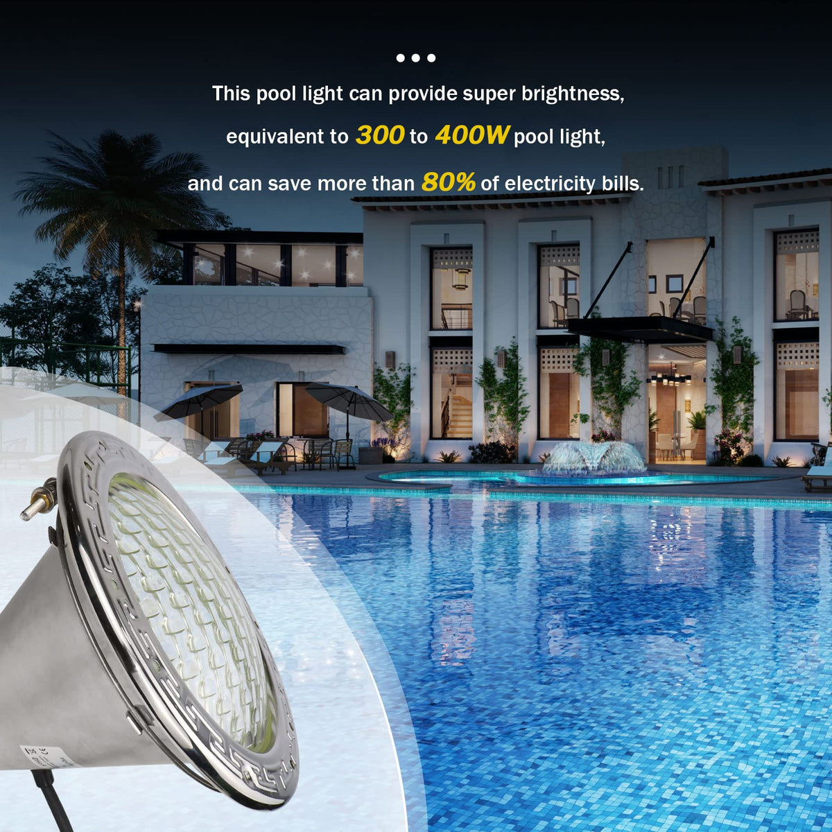 Pomeade pure-white LED output delivers clear nighttime visibility