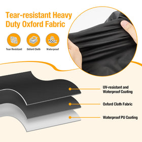 POMER double-stitched edges and inner coating enhance long-lasting protection