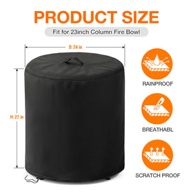 POMER cover with top handles for easy installation and removal