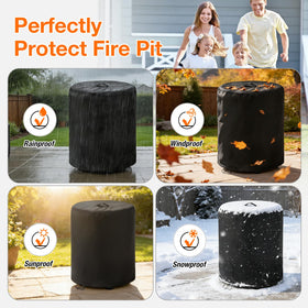 Fits up to 24-inch diameter fire columns and 27-inch height