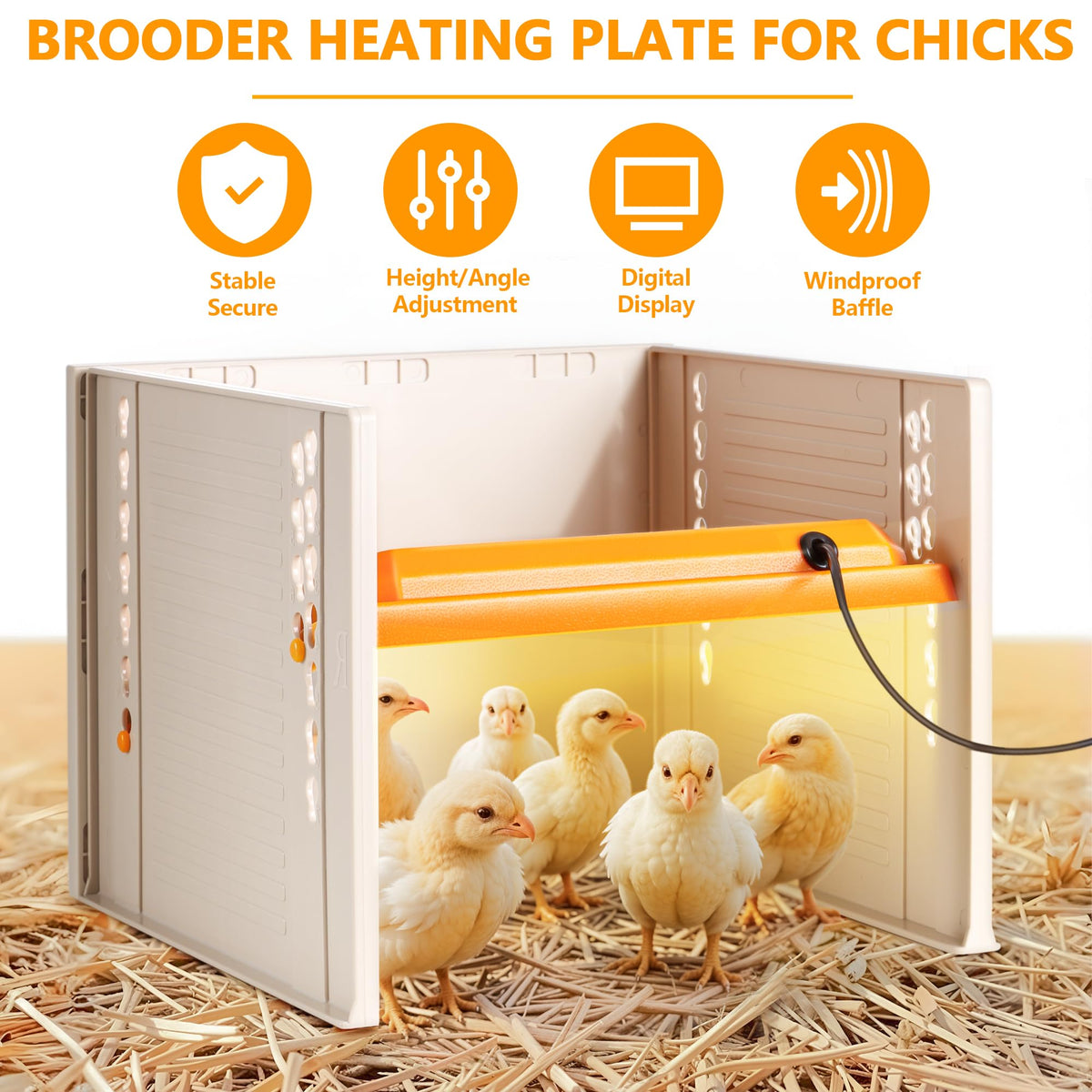 POMINEL chick brooder suitable for various poultry species in winter