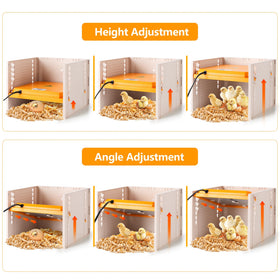 POMINEL chick brooder temperature range supports chicks from 50°F to 149°F
