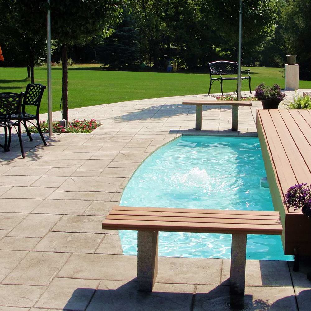Pond Shield color options include Competition Blue and other colors for design flexibility.