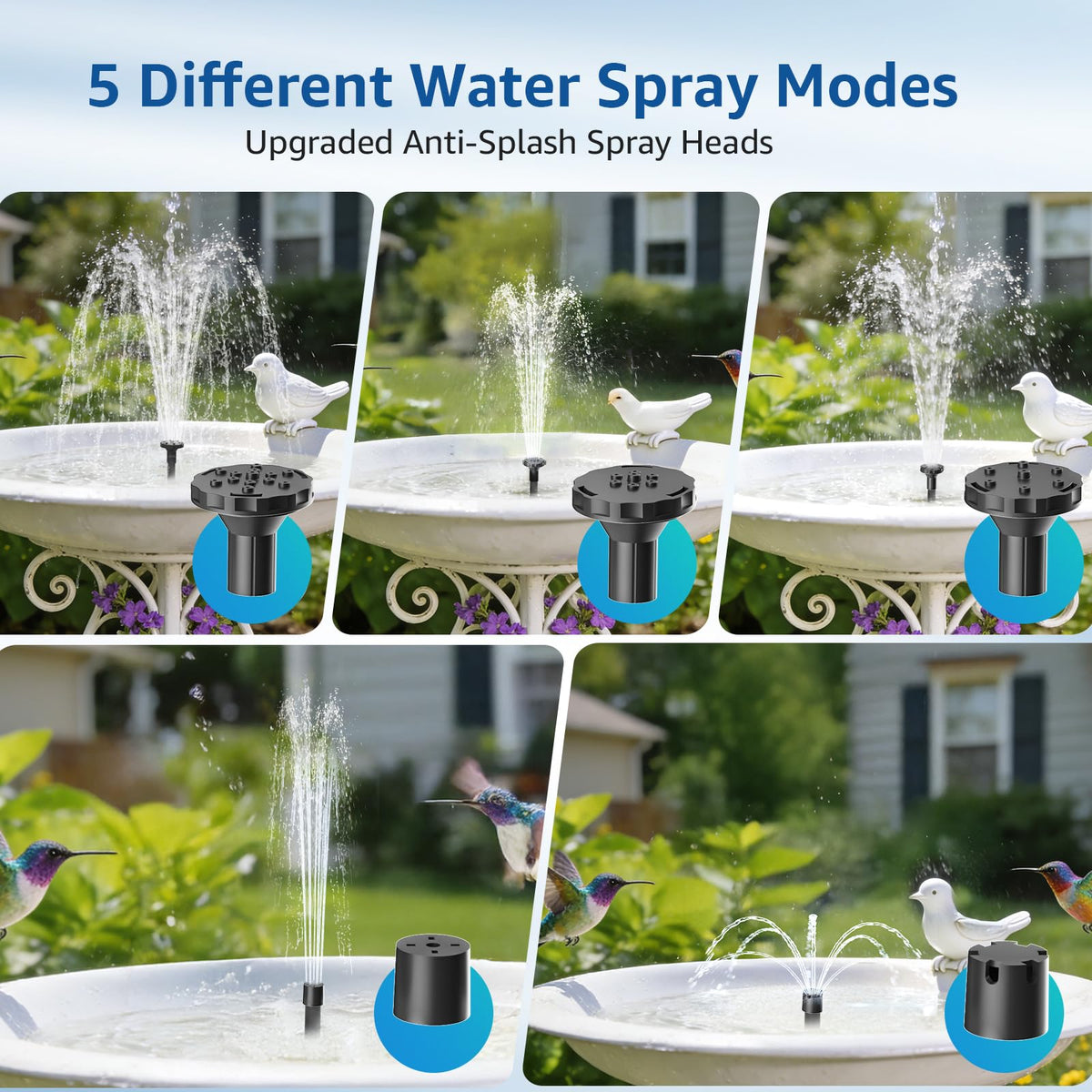 PONDIA brushless motor delivers quiet garden operation.