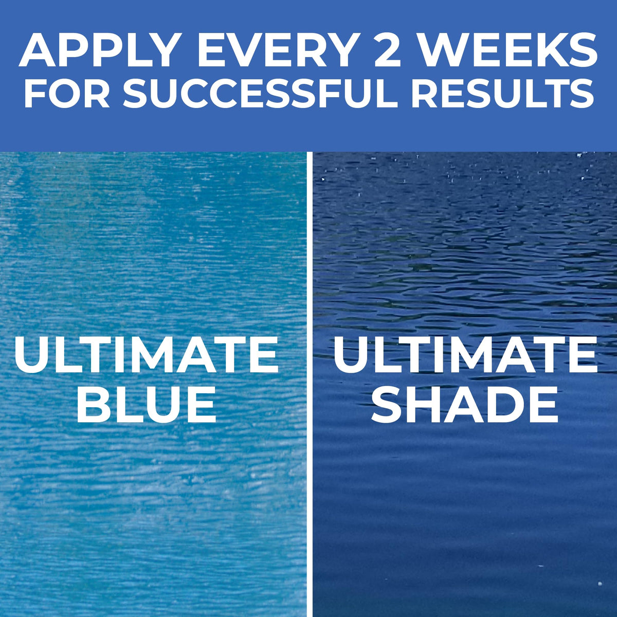 Pour cap demonstrates easy application of PondValue blue pond dye