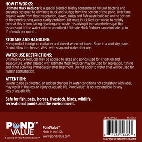 PondValue tablets closeup highlights concentrated pellet formula for bottom cleaning.