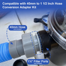 Pongle 4560 easy-installation illustration demonstrating pressure release step