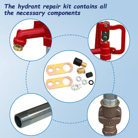 Pongle complete repair solution for yard hydrants