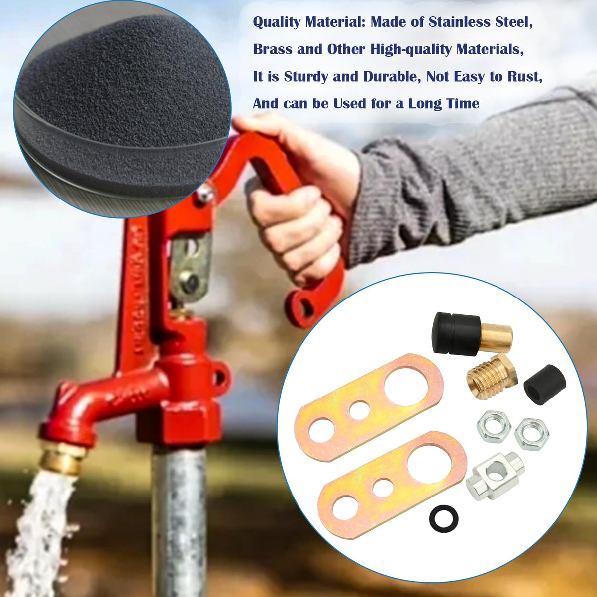 Pongle hydrant parts kit includes all components for easy installation