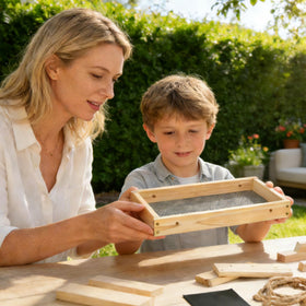 Pontuss backyard wildlife attractor encourages birds, squirrels, and poultry visits.