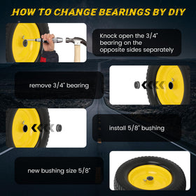 Pontuss hub 3-centered detail enables stable alignment during mowing.