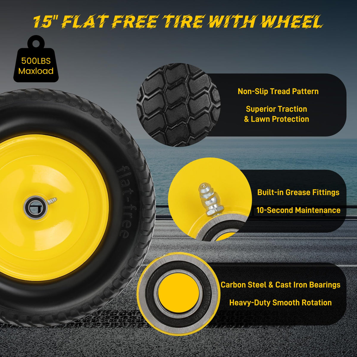 Pontuss installation-ready-tire-wheel allows fast bolt-on replacement.