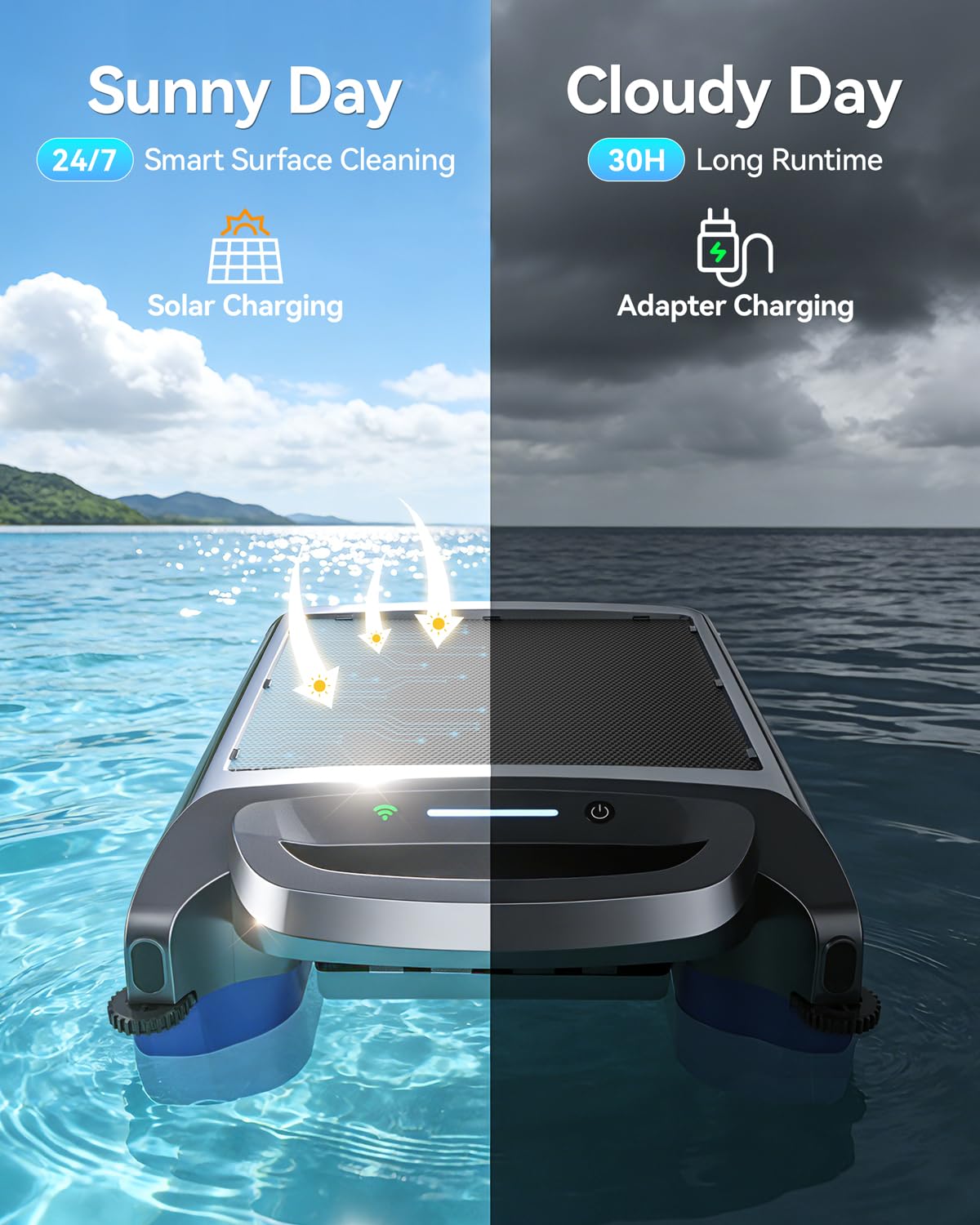 Poofata V1T app control interface used for remote operation
