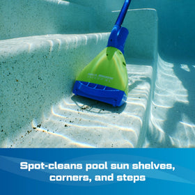 POOL BLASTER Aqua Broom Sweep XL vacuum head close-up with 8-inch head