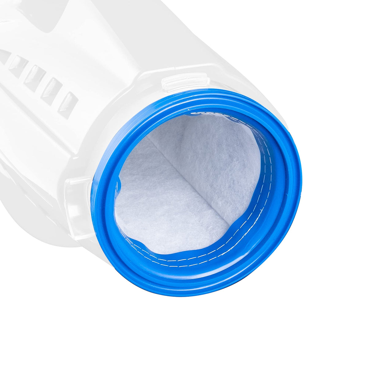 POOL BLASTER volt fx-8 bag fitment features a water-tight seal during cleaning.