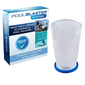 POOL BLASTER xtreme multilayer bag closeup shows rugged debris capture capability.